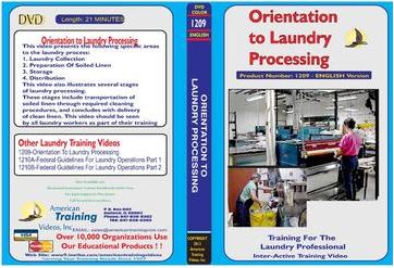 American Training Videos Laundry Series 1209 Orientation to Laundry Processing